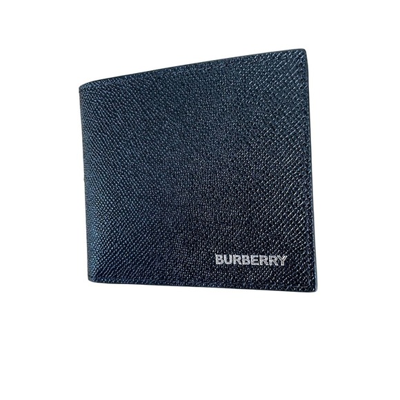 NEW BURBERRY 8014653 GRAINY LEATHER INTERNATIONAL BIFOLD WALLET with logo - Picture 5 of 13